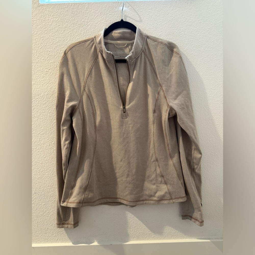 Avalanche Tan Quarter-Zip Sweatshirt